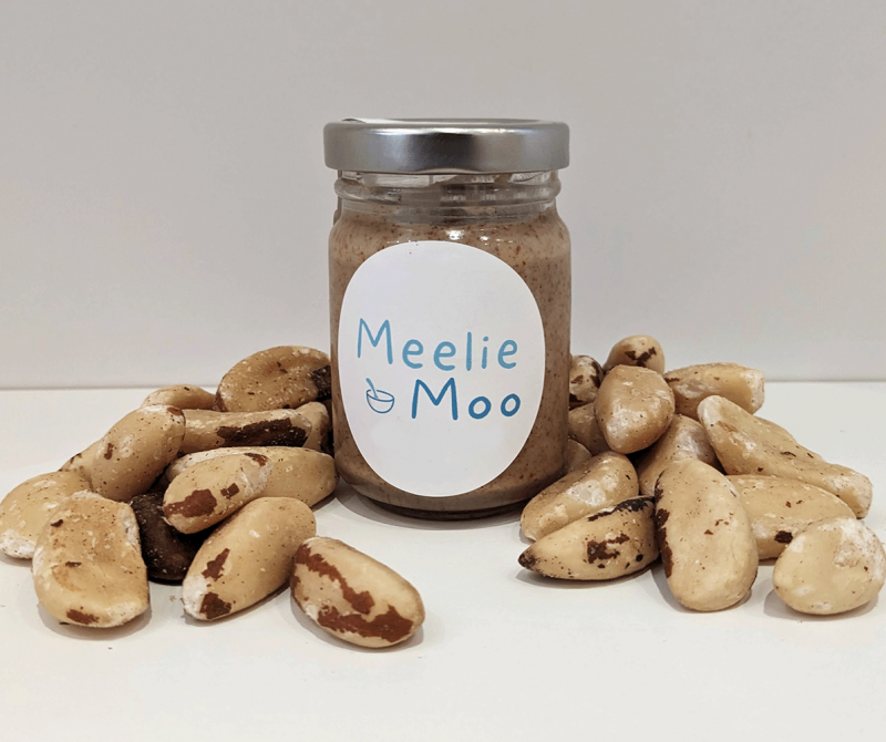 first taste unsalted Brazil nut butter for baby and toddler