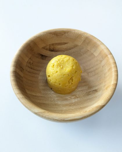 Baby weaning sweetcorn puree food