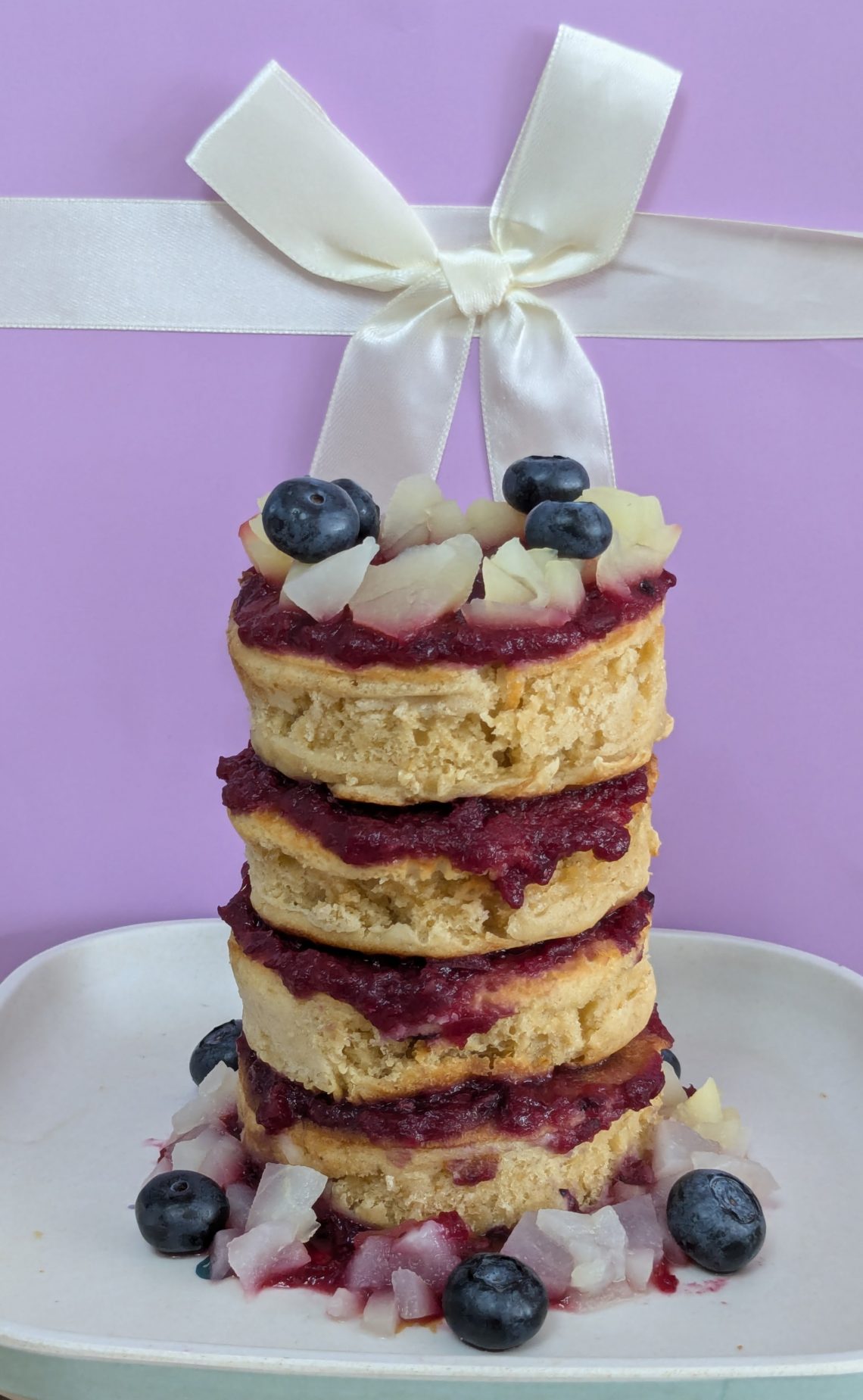 healthy pancake birthday cake kit
