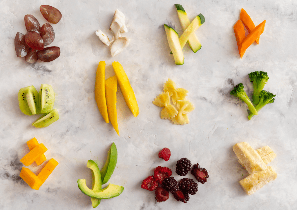 Baby led Weaning finger size foods